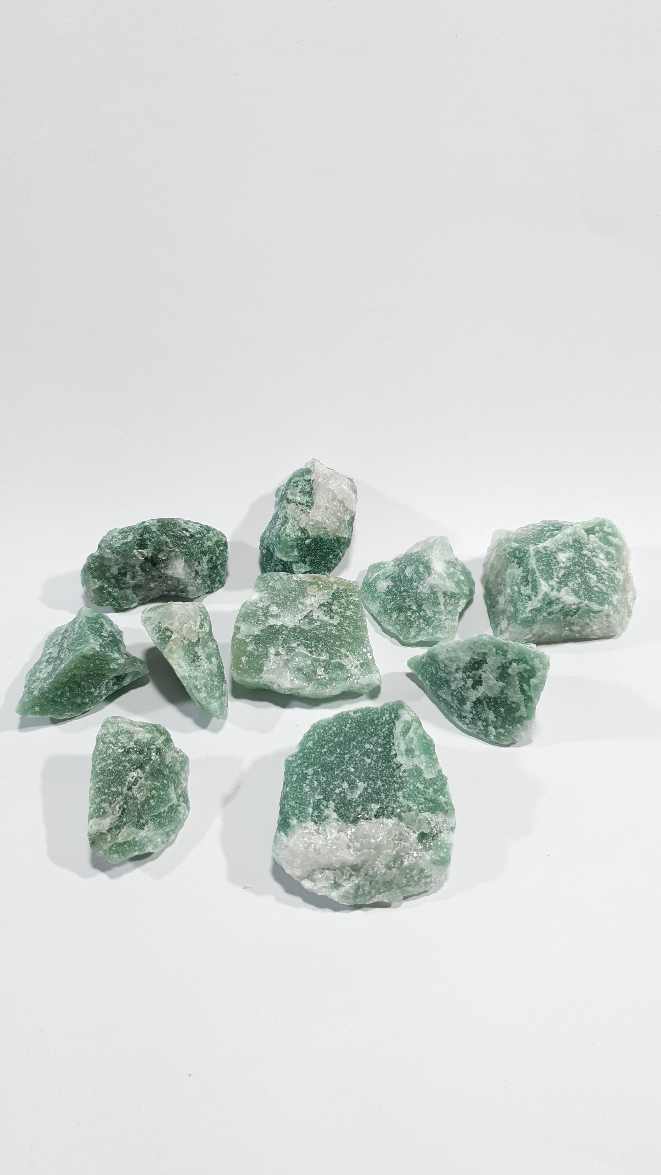 Raw Natural Green Quartz