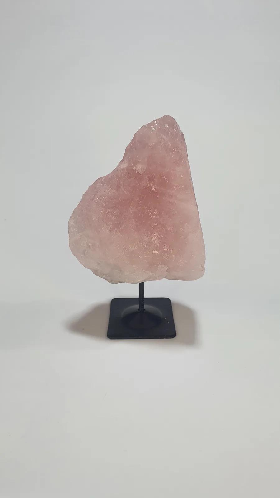 Quartzo Rosa na Base